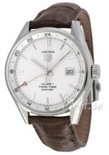 TAG Heuer TAG Heuer Carrera Sølvfarget/Lær Ø41 mm TAG Heuer TAG Heuer Carrera Sølvfarget/Lær Ø41 mm