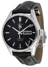TAG Heuer TAG Heuer Carrera Sort/Lær Ø41 mm TAG Heuer TAG Heuer Carrera Sort/Lær Ø41 mm