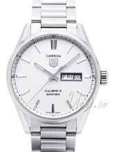 TAG Heuer TAG Heuer Carrera Sølvfarget/Stål Ø41 mm TAG Heuer TAG Heuer Carrera Sølvfarget/Stål Ø41 mm