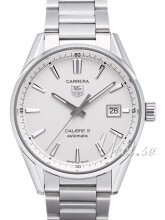 TAG Heuer Carrera Sølvfarget/Stål Ø39 mm TAG Heuer Carrera Sølvfarget/Stål Ø39 mm