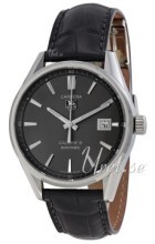 TAG Heuer Carrera Grå/Lær Ø39 mm TAG Heuer Carrera Grå/Lær Ø39 mm