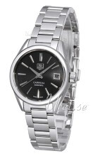 TAG Heuer TAG Heuer Carrera Lady Sort/Stål Ø28 mm TAG Heuer TAG Heuer Carrera Lady Sort/Stål Ø28 mm