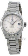 TAG Heuer TAG Heuer Carrera Lady Sølvfarget/Stål Ø28 mm TAG Heuer TAG Heuer Carrera Lady Sølvfarget/Stål Ø28 mm