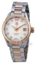 TAG Heuer TAG Heuer Carrera Lady Hvit/Stål Ø28 mm TAG Heuer TAG Heuer Carrera Lady Hvit/Stål Ø28 mm