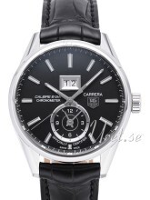 TAG Heuer Carrera Calibre 8 Sort/Lær Ø41 mm TAG Heuer Carrera Calibre 8 Sort/Lær Ø41 mm