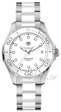 TAG Heuer Aquaracer Lady Hvit/Stål Ø35 mm TAG Heuer Aquaracer Lady Hvit/Stål Ø35 mm