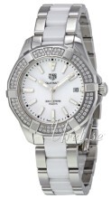 TAG Heuer Aquaracer Lady Hvit/Stål Ø35 mm TAG Heuer Aquaracer Lady Hvit/Stål Ø35 mm