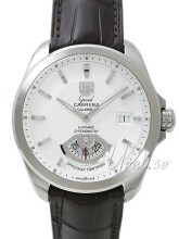 TAG Heuer Grand Carrera Calibre 6RS Automatic Sølvfarget/Lær Ø40 TAG Heuer Grand Carrera Calibre 6RS Automatic Sølvfarget/Lær Ø40