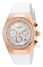 Technomarine Cruise Diamond Hvit/Gummi Ø34 mm Technomarine Cruise Diamond Hvit/Gummi Ø34 mm
