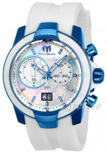 Technomarine Hvit/Gummi Ø45 mm Technomarine Hvit/Gummi Ø45 mm