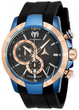 Technomarine Sort/Gummi Ø45 mm Technomarine Sort/Gummi Ø45 mm