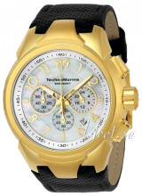 Technomarine Sea Pearl Hvit/Lær Ø48 mm Technomarine Sea Pearl Hvit/Lær Ø48 mm