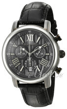 Thomas Earnshaw Longcase Grå/Lær Ø43 mm Thomas Earnshaw Longcase Grå/Lær Ø43 mm