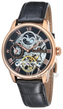 Thomas Earnshaw Longitude Sort/Lær Ø44 mm Thomas Earnshaw Longitude Sort/Lær Ø44 mm