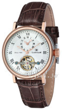 Thomas Earnshaw Beaufort Hvit/Lær Ø43 mm Thomas Earnshaw Beaufort Hvit/Lær Ø43 mm