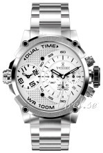 Timecode Hvit/Stål Ø46 mm Timecode Hvit/Stål Ø46 mm