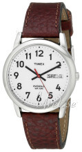 Timex Easy Reader Sølvfarget/Lær Ø35 mm Timex Easy Reader Sølvfarget/Lær Ø35 mm