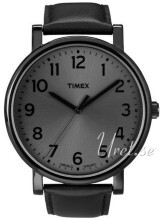 Timex Easy Reader Sort/Lær Ø42 mm Timex Easy Reader Sort/Lær Ø42 mm