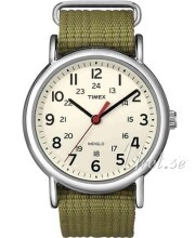 Timex Weekender Beige/Stål Ø38 mm Timex Weekender Beige/Stål Ø38 mm