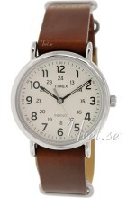Timex Weekender Beige/Stål Ø40 mm Timex Weekender Beige/Stål Ø40 mm