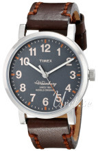 Timex Grå/Lær Ø40 mm Timex Grå/Lær Ø40 mm