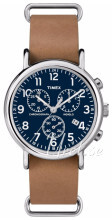 Timex Weekender Blå/Lær Ø40 mm Timex Weekender Blå/Lær Ø40 mm