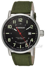 Wenger Sort/Lær Ø43 mm Wenger Sort/Lær Ø43 mm