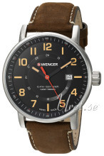 Wenger Sort/Lær Ø43 mm Wenger Sort/Lær Ø43 mm