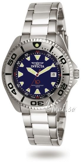 Invicta 10 Herreklokke 3867 Blå/Stål Ø42 mm - Invicta