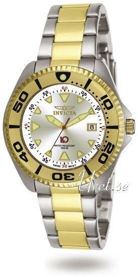 Invicta 10 Herreklokke 3872 Sølvfarget/Stål Ø42 mm - Invicta