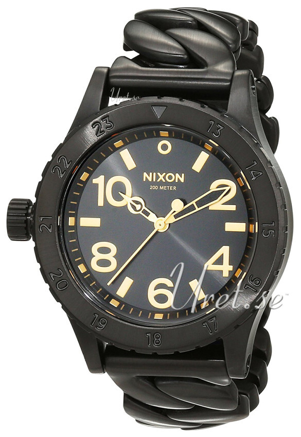 Nixon 99999 Dameklokke A4102317-00 Sort/Stål Ø38 mm - Nixon