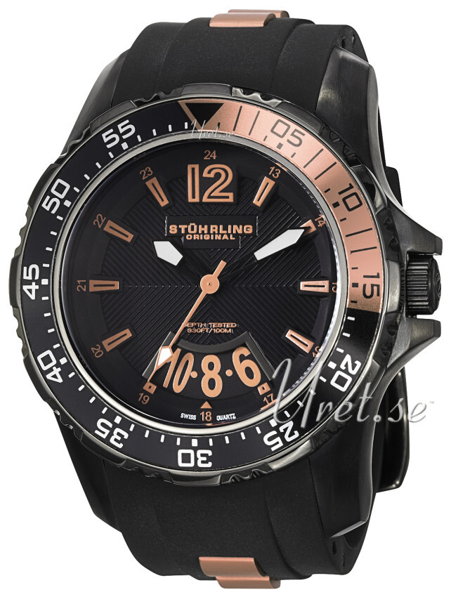 Stührling Original Aquadiver Admiral Herreklokke 1529.33R741 - Stührling Original