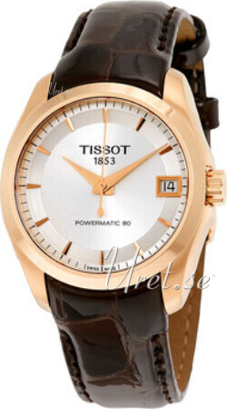 Tissot T-Trend Dameklokke T035.207.36.031.00 Sølvfarget/Lær Ø32 mm - Tissot