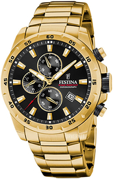 Festina Chrono Bike Sort/Gulltonet stål Ø45.5 mm F20541-4
