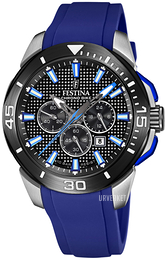 Festina Chrono Bike Sort/Gummi Ø47 mm F20642-1