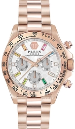 Philipp Plein Street Couture Sølvfarget/Rose-gulltonet stål Ø38 mm PWSBA0323