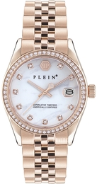Philipp Plein Street Couture Hvit/Rose-gulltonet stål Ø34 mm PWYAA0623