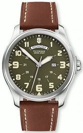 Victorinox Infantry Grønn/Lær Ø44 mm 241290