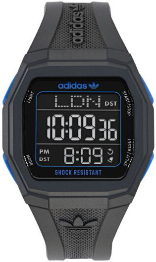 Adidas Herreklokke AOST24564 Tech One LCD/Gummi