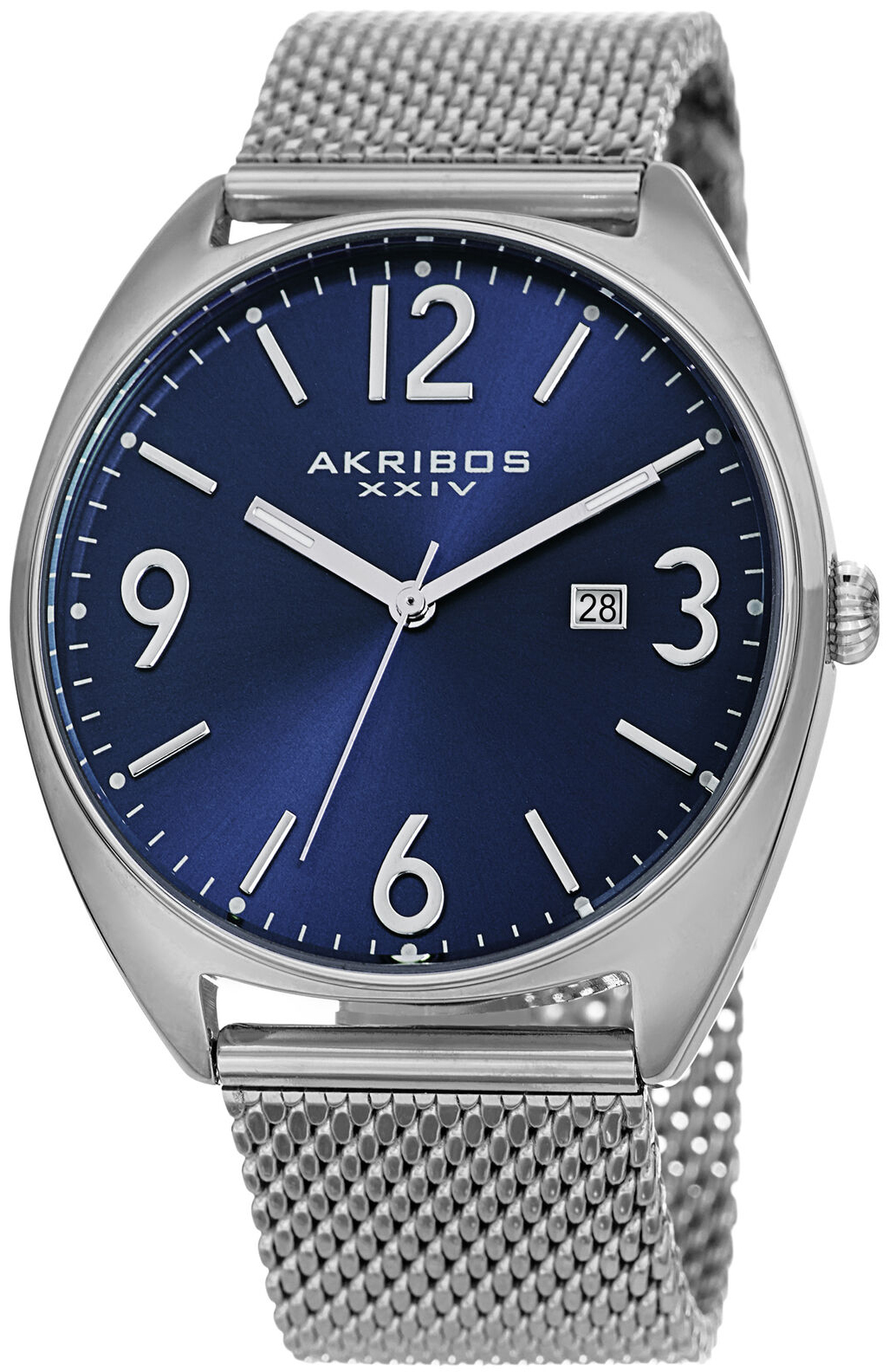 Akribos XXIV Herreklokke AK1026BU Blå/Stål Ø42 mm