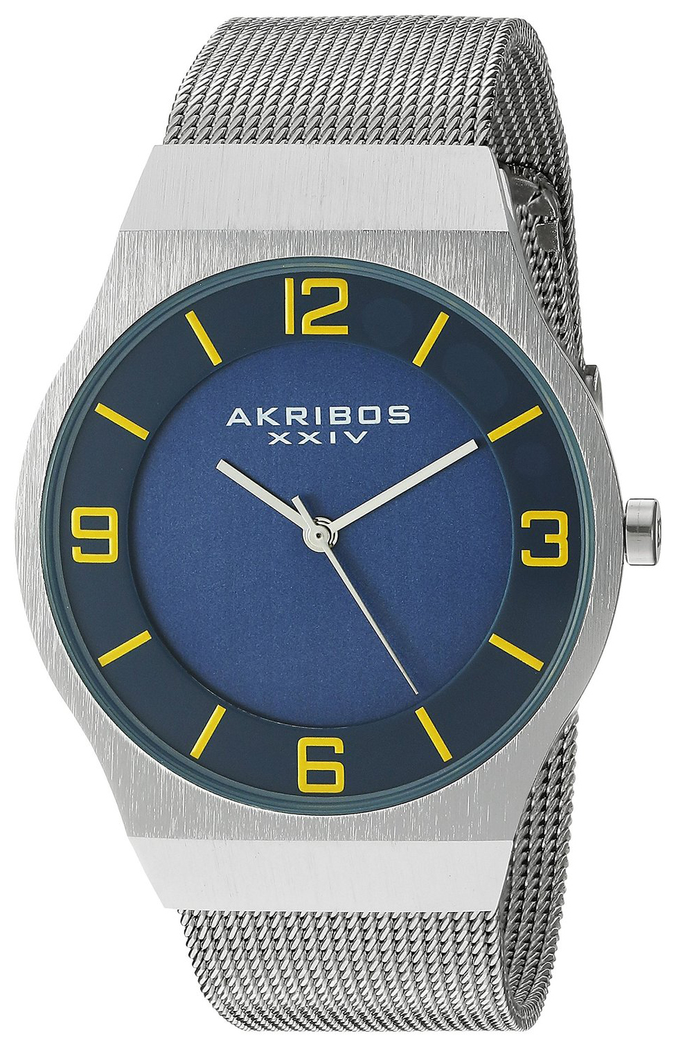 Akribos XXIV Herreklokke AK851BU Blå/Stål Ø40 mm