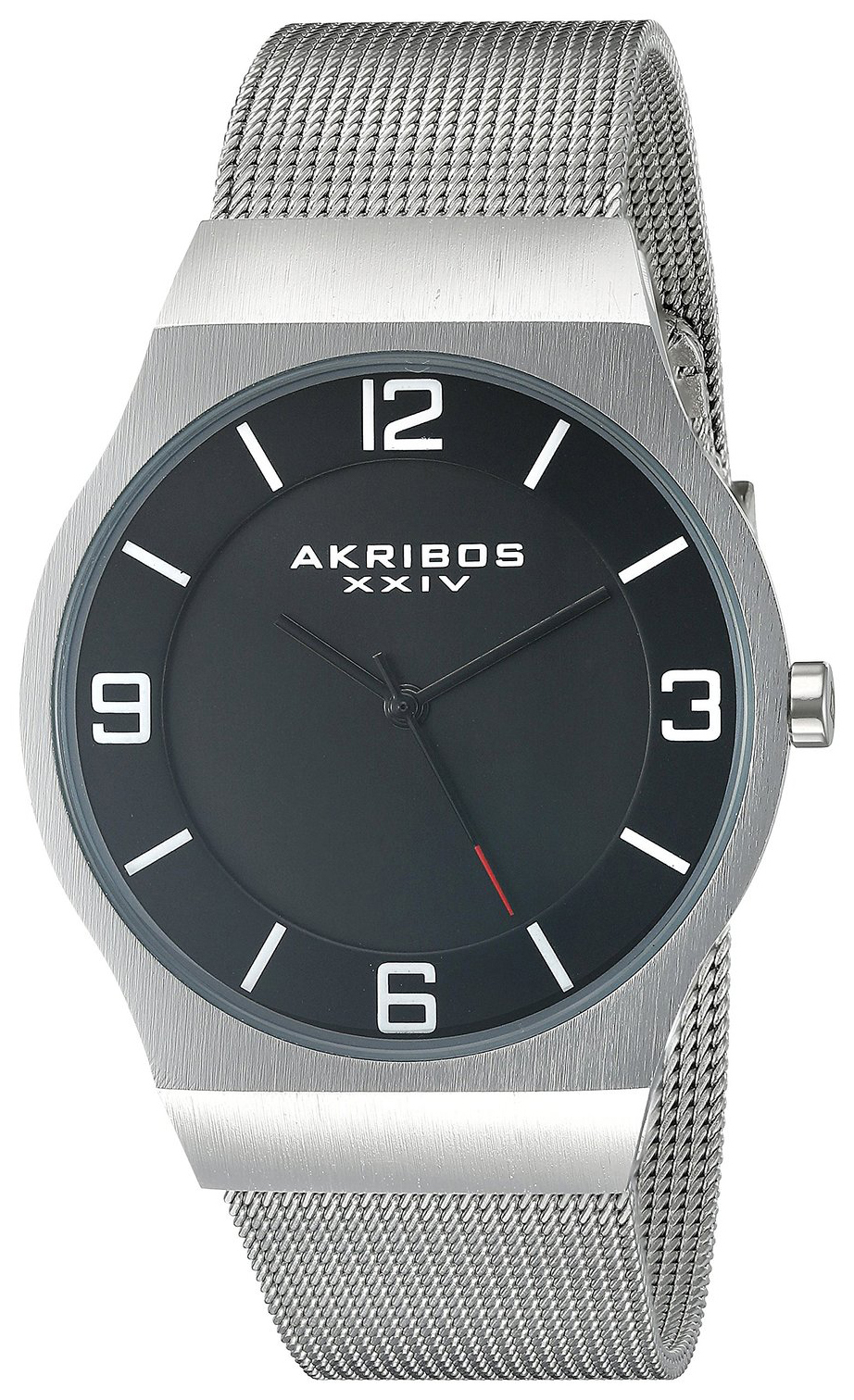 Akribos XXIV Herreklokke AK851SSB Sort/Stål Ø40 mm