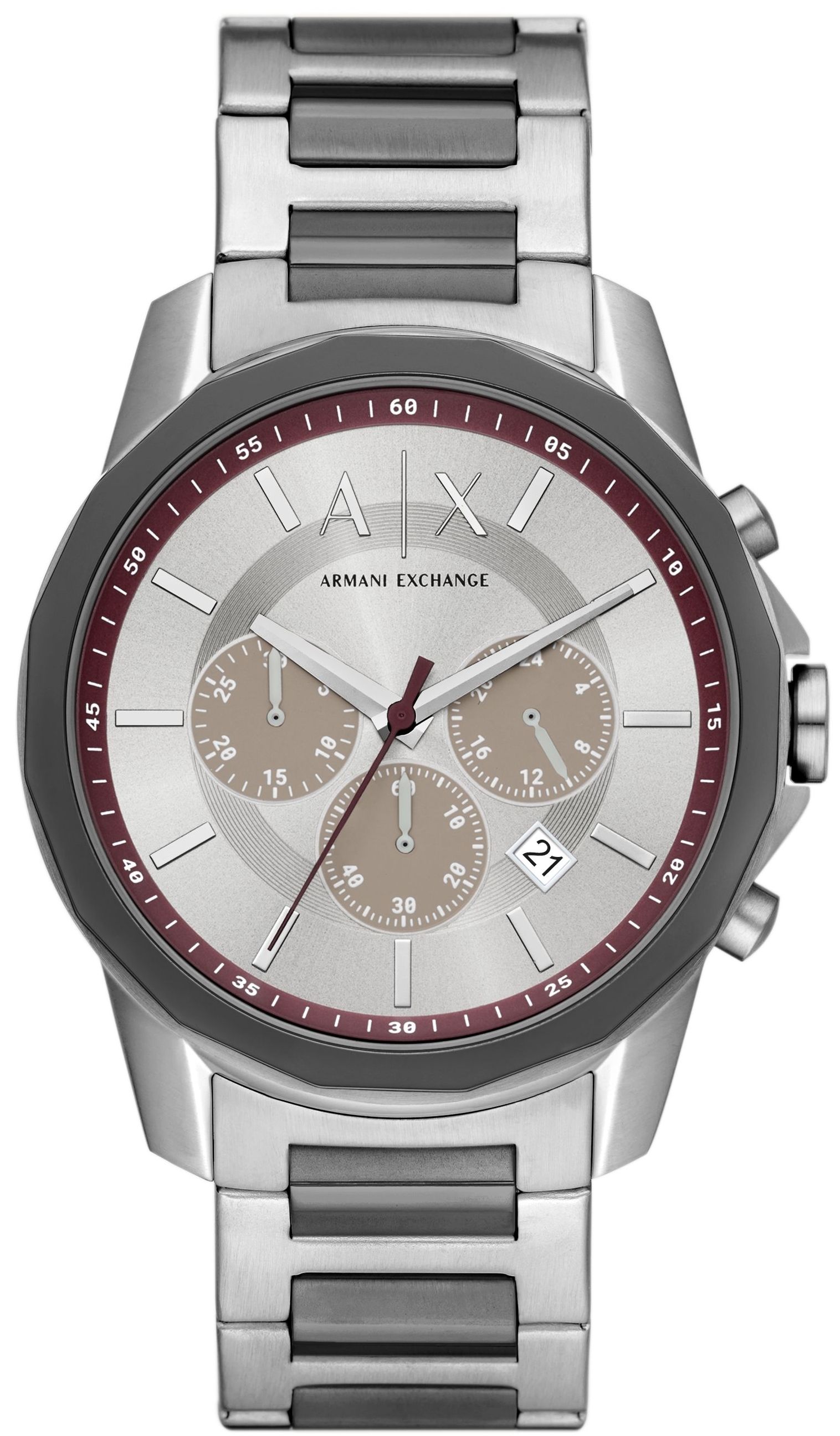 Armani Exchange Herreklokke AX1745 Banks Grå/Stål Ø44 mm
