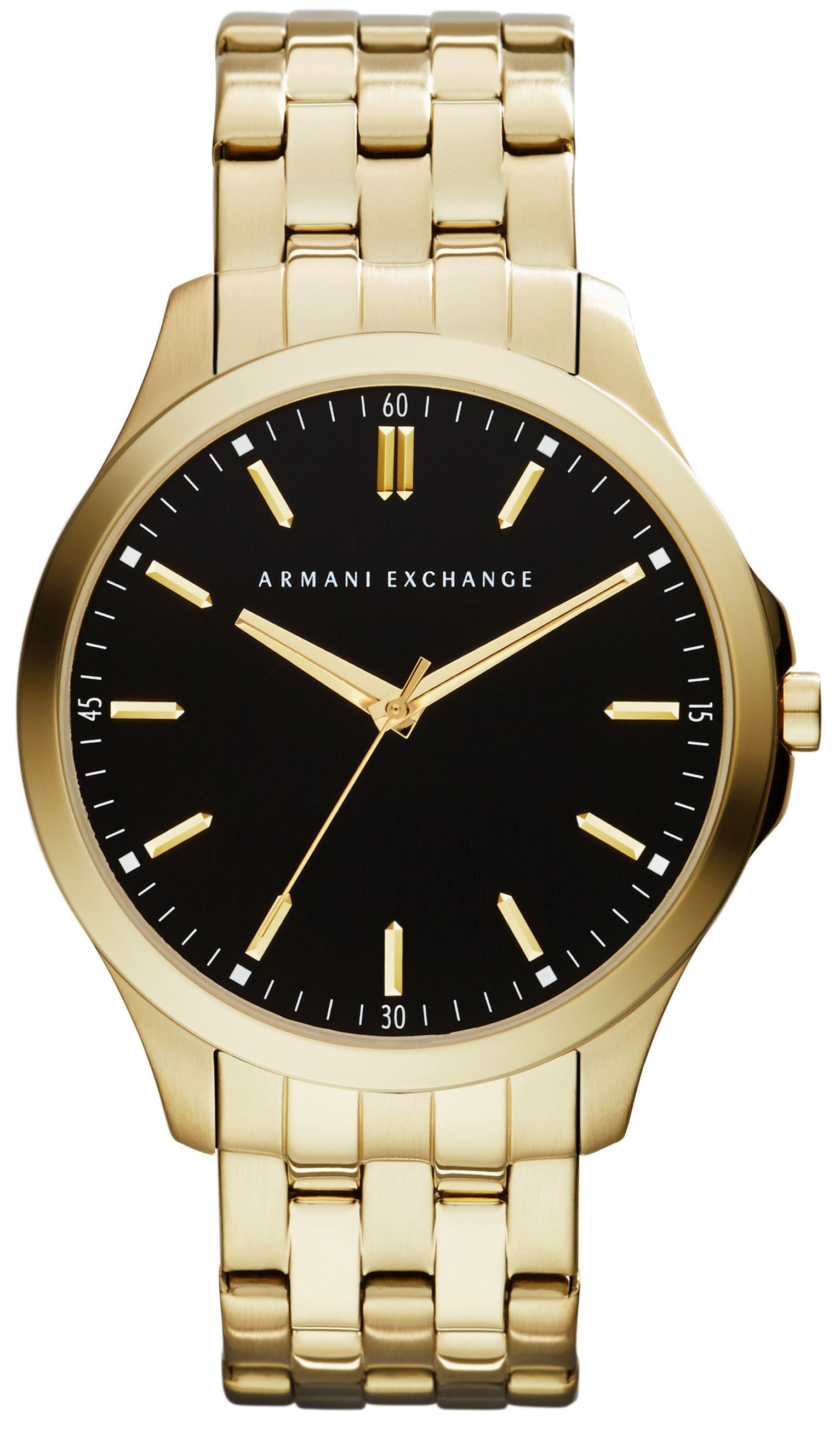 Bilde av Armani Exchange Herreklokke Ax2145 Hampton Sort/gulltonet Stål Ø45