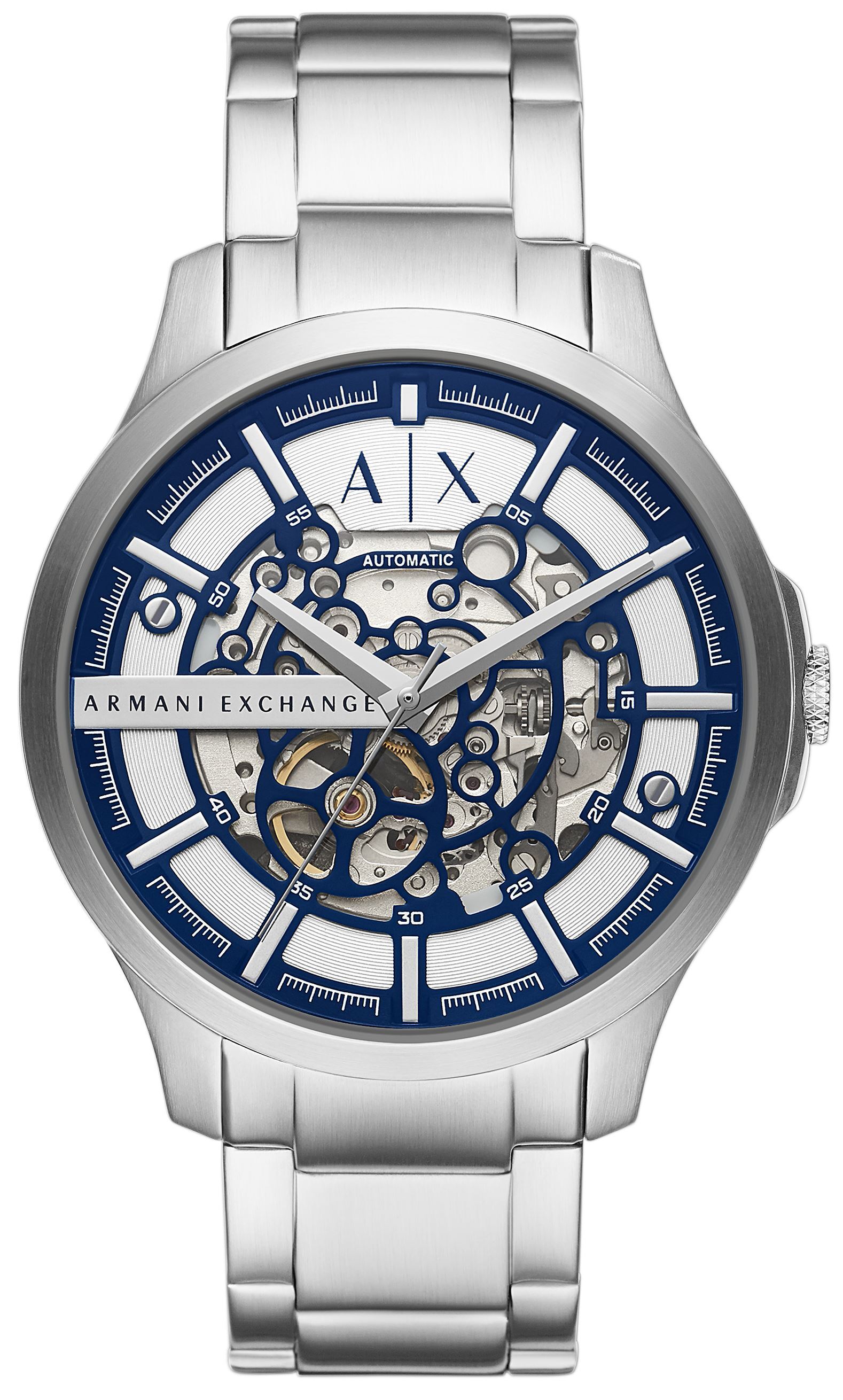 Bilde av Armani Exchange Herreklokke Ax2416 Hampton Hvit/stål Ø46 Mm