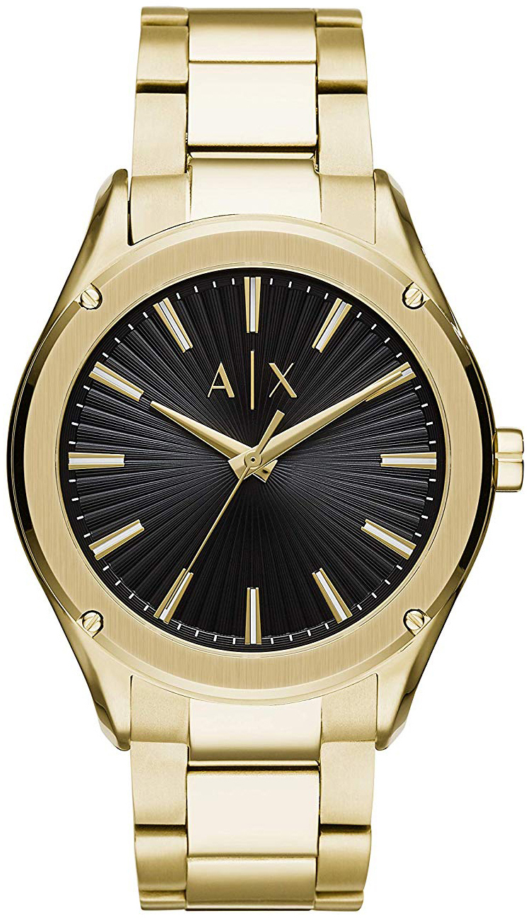 Bilde av Armani Exchange Herreklokke Ax2801 Fitz Sort/gulltonet Stål Ø44 Mm