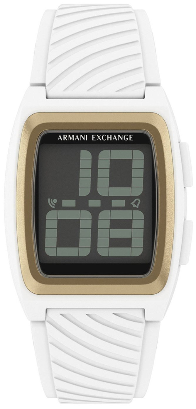 Armani Exchange Herreklokke AX2968 LCD/Gummi