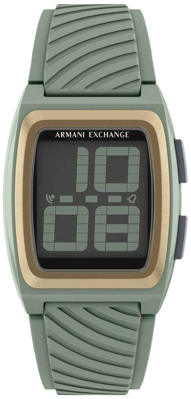 Armani Exchange Herreklokke AX2969 LCD/Gummi