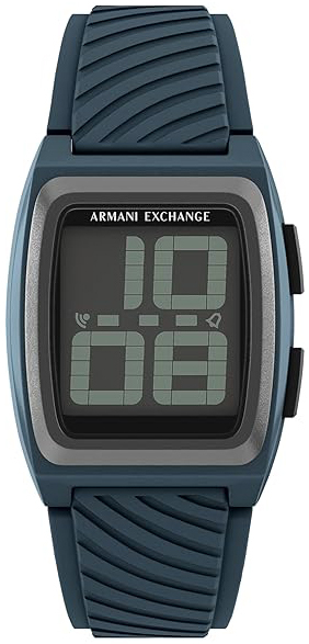 Armani Exchange Herreklokke AX2970 LCD/Gummi