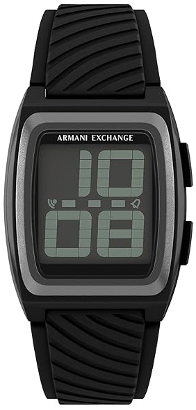 Armani Exchange Herreklokke AX2971 LCD/Gummi
